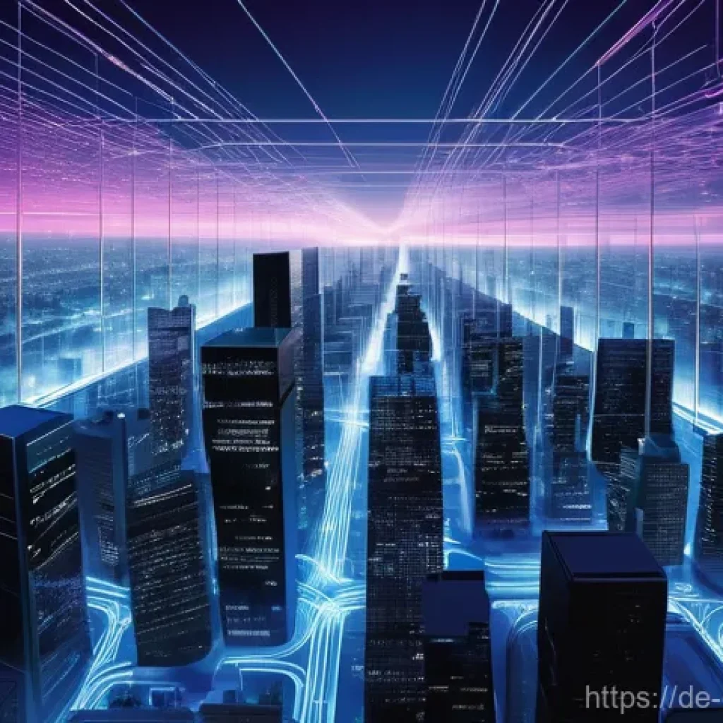 디지털 공유지의 규제와 정책 - **Prompt:** "A highly conceptual, abstract image illustrating the 'invisible architects' of our digi...
