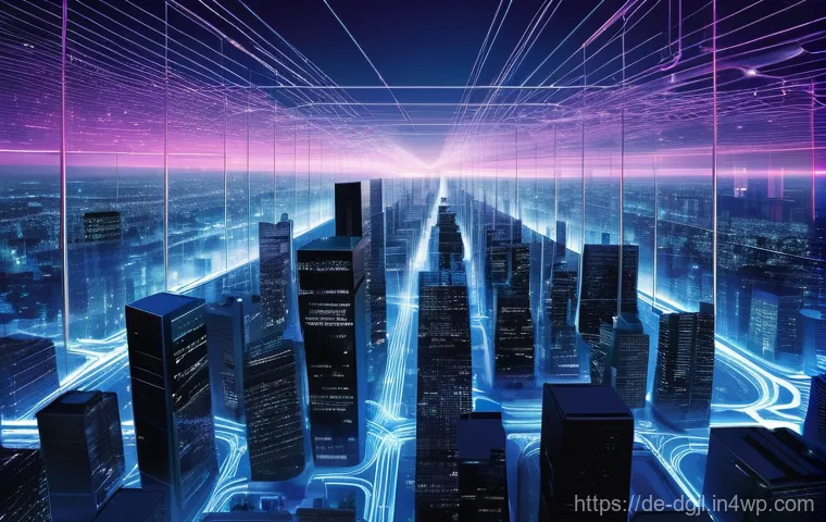 디지털 공유지의 규제와 정책 - **Prompt:** "A highly conceptual, abstract image illustrating the 'invisible architects' of our digi...